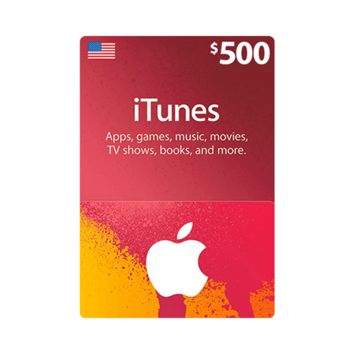 $500 iTunes USA digital card for US Store use – Instant delivery from TaMiMi Projects in Qatar