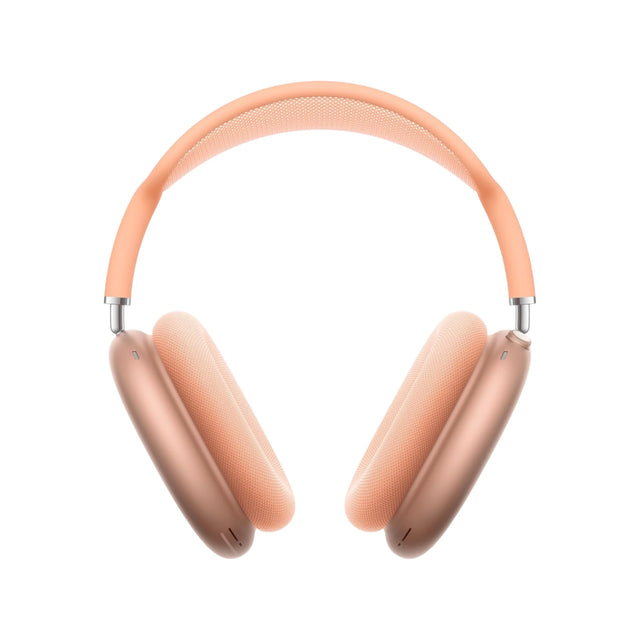 Apple AirPods Max in Orange color with noise cancellation, spatial audio, dynamic head tracking -TaMiMi Projects in Qatar.