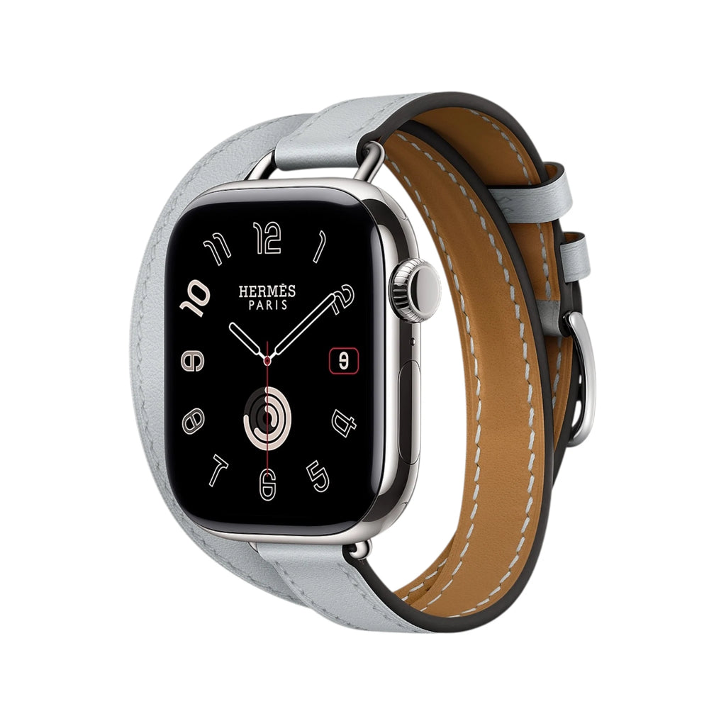 Hermès Apple Watch Band 42mm, bleu glacier | TaMiMi Projects