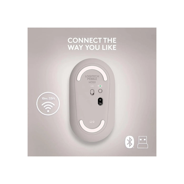 Logitech M350 Line-Friends Wireless Mouse, silent and portable, available from TaMiMi Projects in Qatar.
