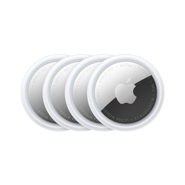 Apple AirTag (2nd Gen) - 4 pack, helps you track your items easily with the Find My app. TaMiMi Projects Qatar.
