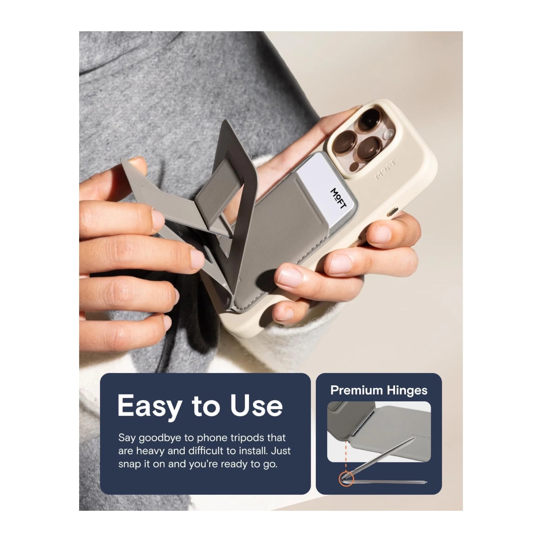 MOFT Phone Tripod Stand, Magsafe - Misty Cove MOFT Phone Tripod Stand, Magsafe - Misty Cove