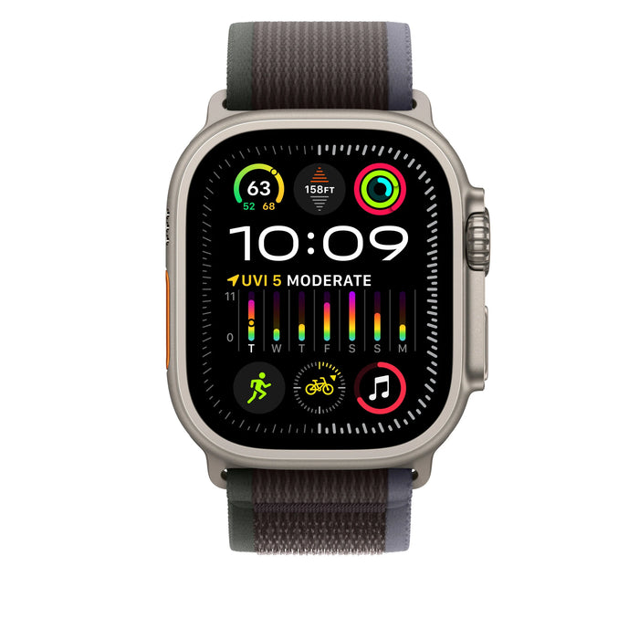 Get Apple Watch Band - Trail Loop - 49mm - Blue/Black - S/M in Qatar from TaMiMi Projects