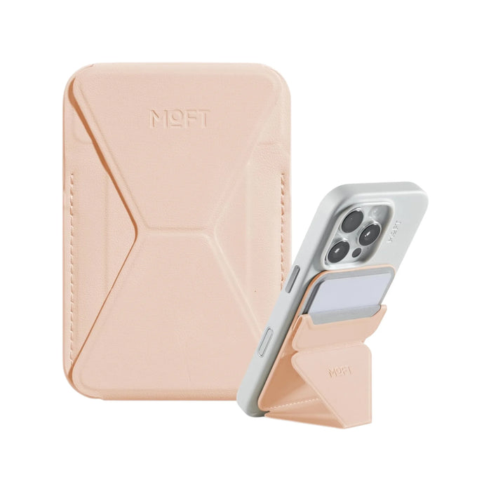 MOFT Magnetic Wallet Stand with MagSafe, sleek design perfect for daily use, available now from TaMiMi Projects in Qatar.