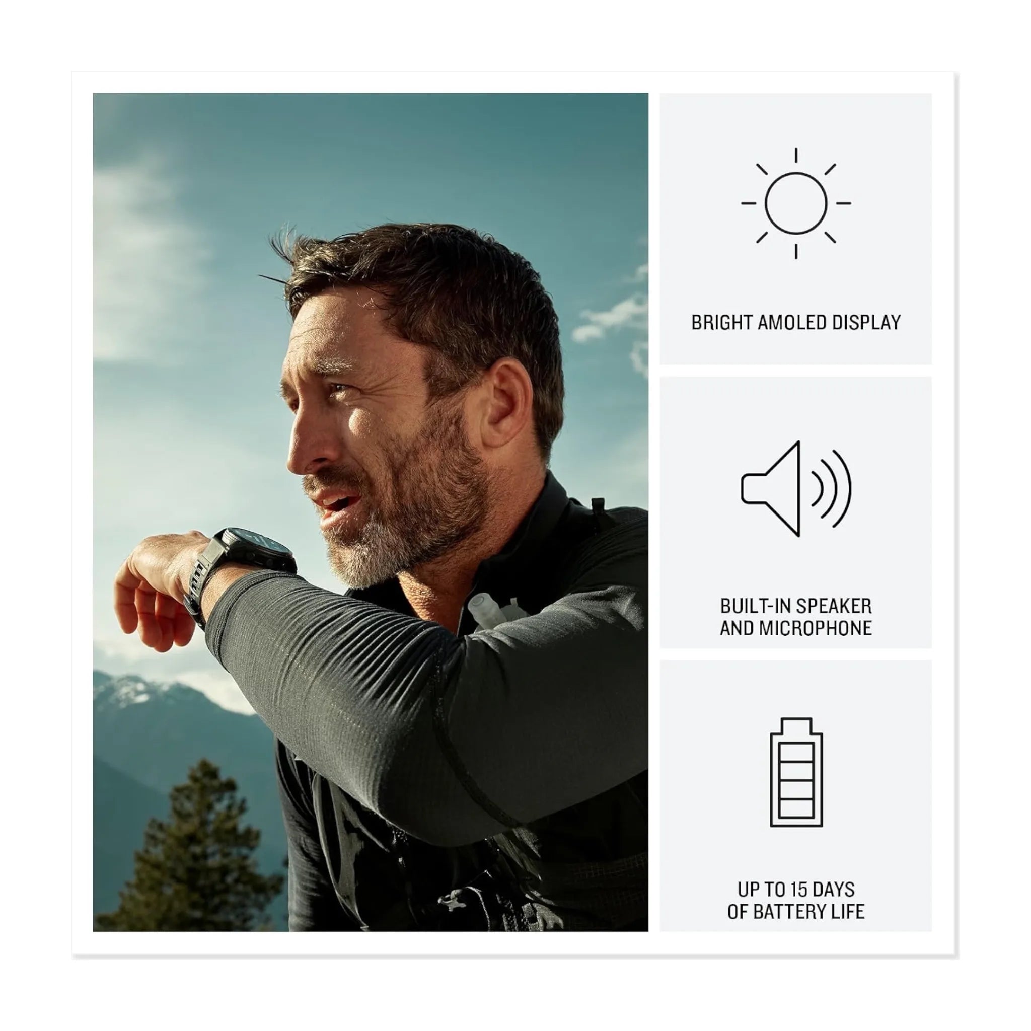 fēnix® 8 Pro Amoled Sapphire Carbon Gray Titanium Black Band - 47mm fēnix® 8 Pro Amoled Sapphire Carbon Gray Titanium Black Band - 47mm