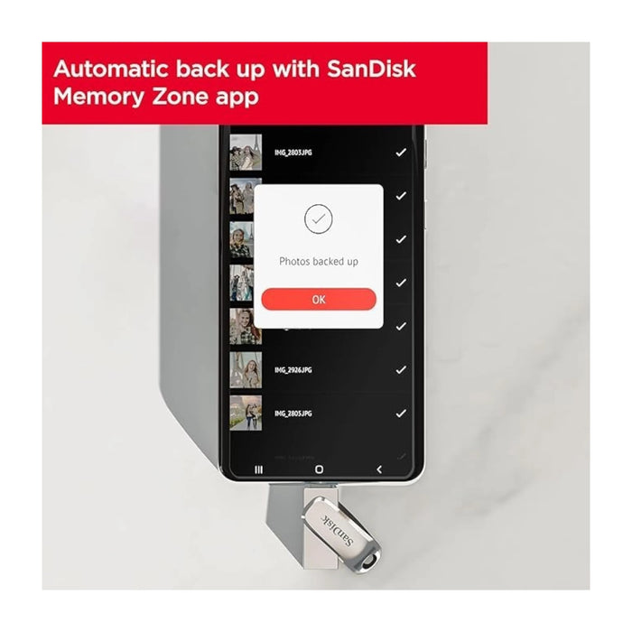 SanDisk Ultra Dual Drive Luxe USB Type-C - 1TB, a reversible USB Type-C & a traditional Type-A, at TaMiMi Projects in Qatar.