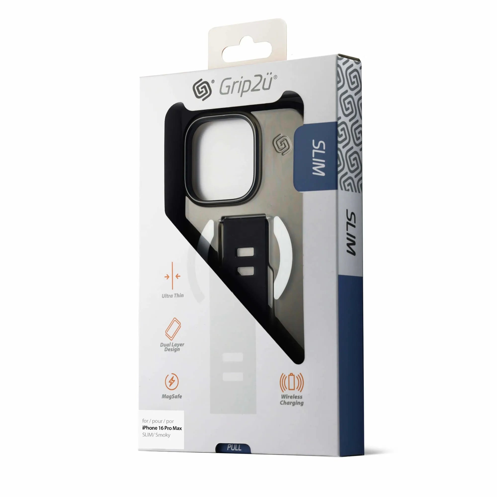 Grip2u Case for iPhone 16 Pro Max SLIM - MagSafe - Smoky Grip2u Case for iPhone 16 Pro Max SLIM - MagSafe - Smoky