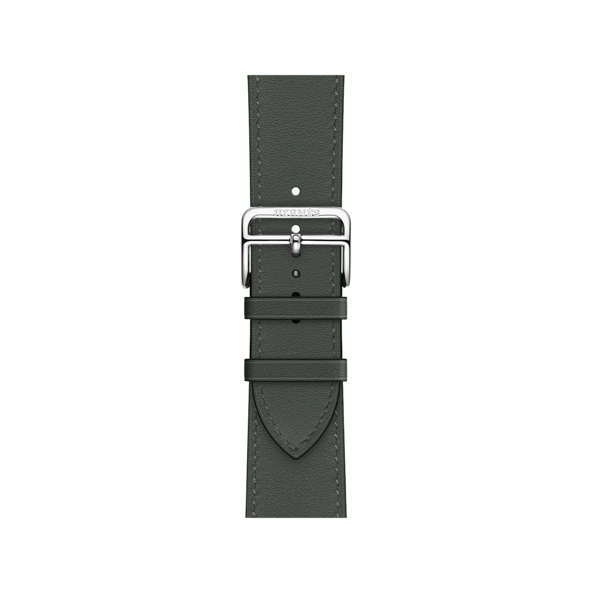 Apple Watch Hermès 46mm - Vert Mangrove Single Tour Apple Watch Hermès 46mm - Vert Mangrove Single Tour
