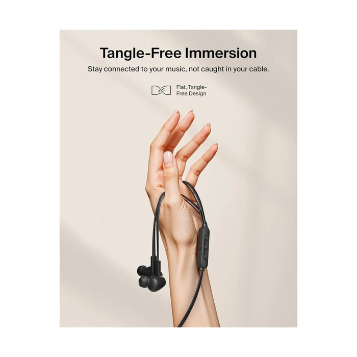 Belkin SoundForm USB-C In-Ear Earphones with ANC - Black
Available now from TaMiMi Projects in Qatar.