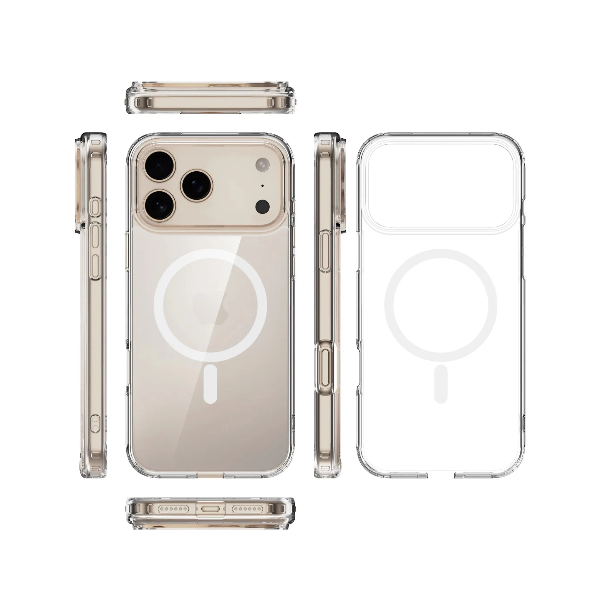 Xundd iPhone 17 Pro Magnetic Case - Clear Xundd iPhone 17 Pro Magnetic Case - Clear