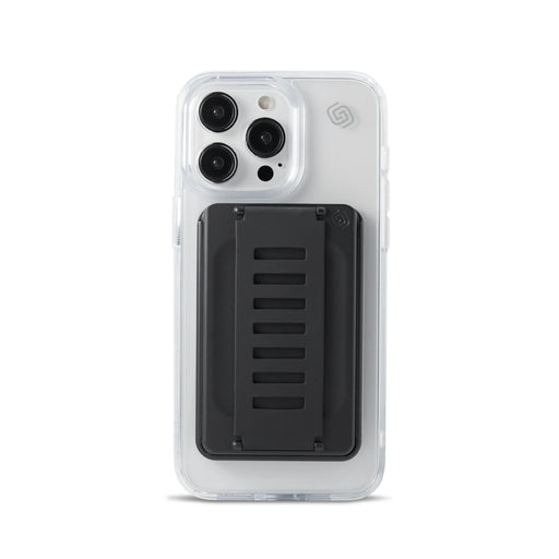 Black Grip2u MagSafe Wallet with Grip Band for iPhone – TaMiMi Projects in Qatar