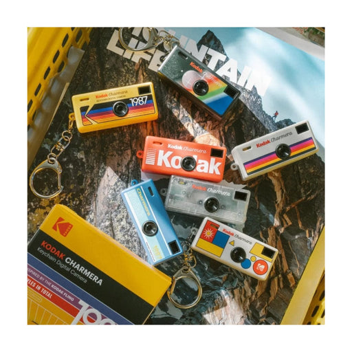Kodak Charmera Mini Keychain Camera, Captures photos and videos with 1.6MP retro-style output.