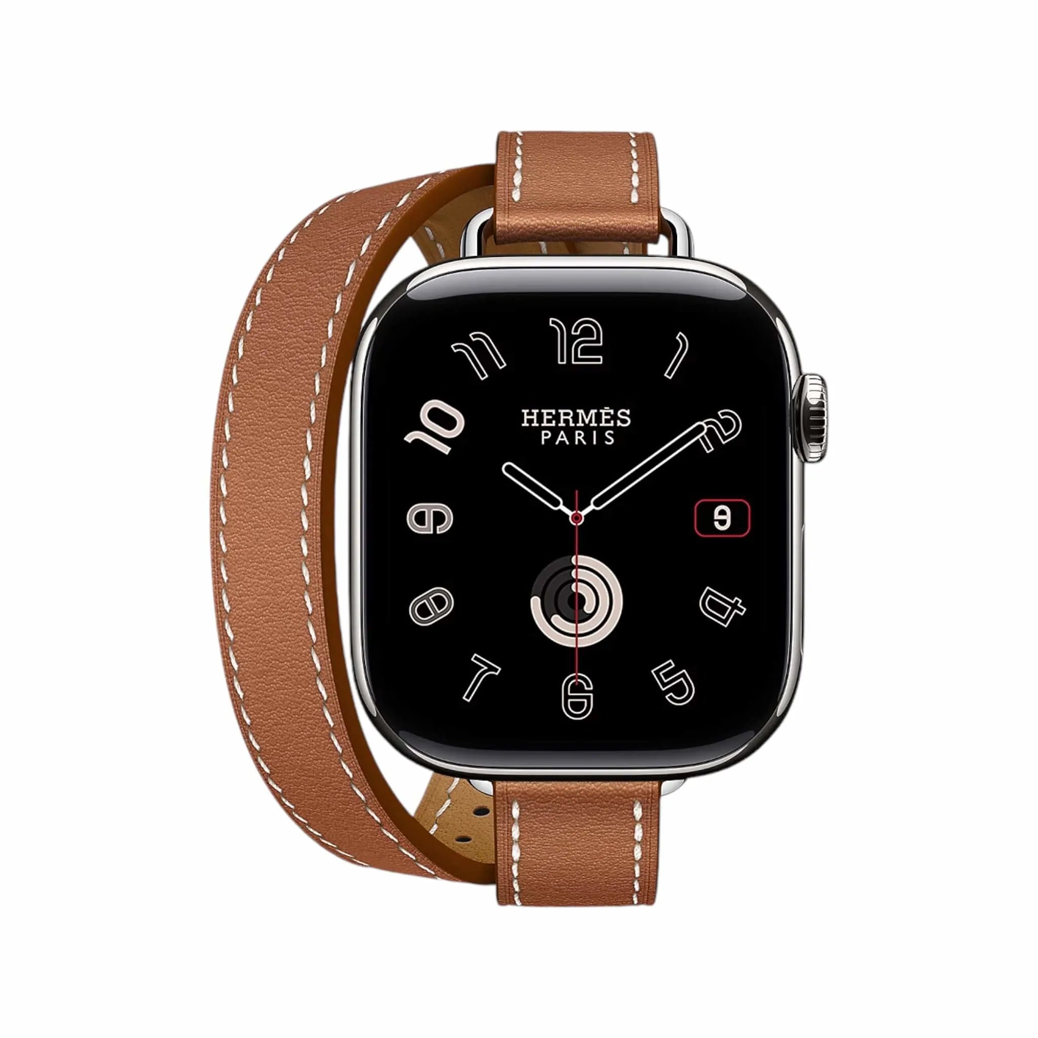 Hermès Apple Watch Band 42mm - Gold Attelage Double tour Hermès Apple Watch Band 42mm - Gold Attelage Double tour