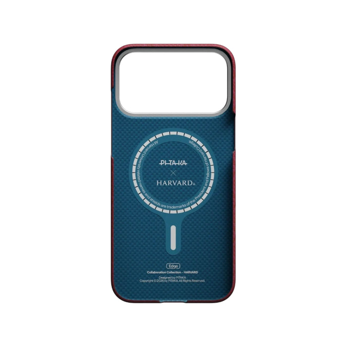 Pitaka iPhone 17 Pro Max Case in Harvard Crimson. TaMiMi Projects Qatar.