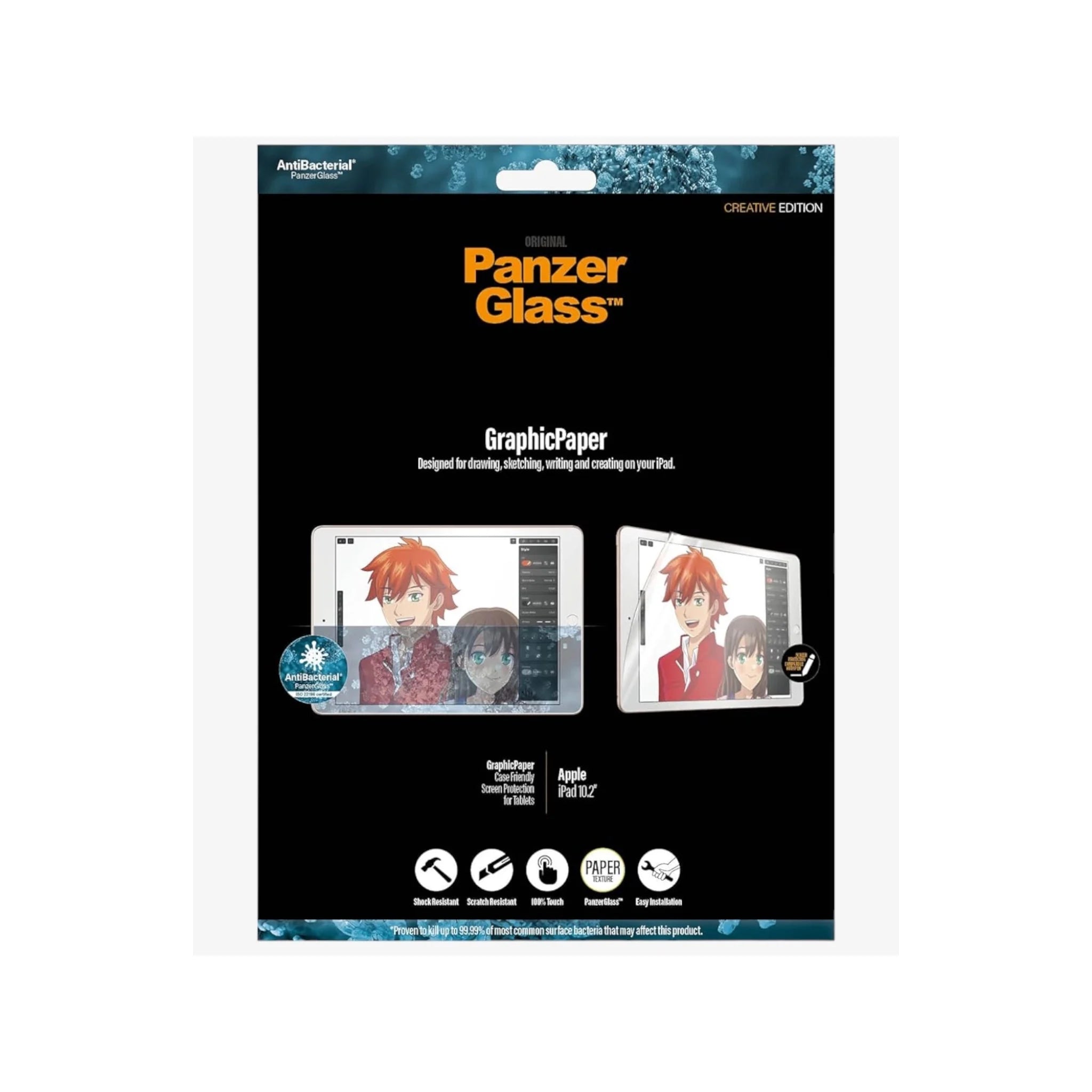 PanzerGlass Paper Feel Screen Protector iPad 10.2 PanzerGlass Paper Feel Screen Protector iPad 10.2