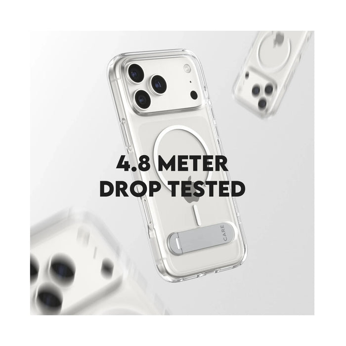 PanzerGlass Case for iPhone 17 Pro Max w. Kickstand & MagSafe - Clear
Available now from TaMiMi Projects in Qatar.