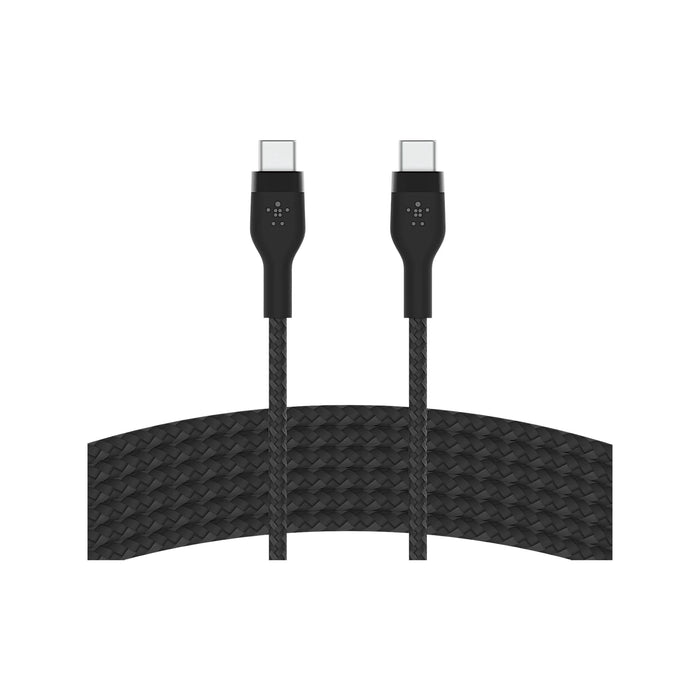 Belkin BoostCharge Pro Flex Braided USB-C Cable (3M) 30x more durable than standard cables, at TaMiMi Projects in Qatar.