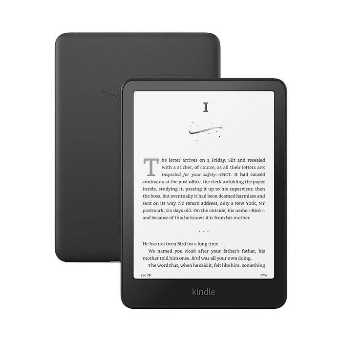 Amazon Kindle Paperwhite 12th Gen 16GB, A single charge via USB-C lasts up to 12 weeks. Available at TaMiMi Projects, Qatar.