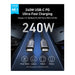 Anker Prime USB-C Cable 240W Fast Charging - 3ft, Operates reliably in extreme temperatures. TaMiMi Projects Qatar.