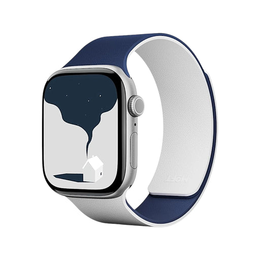 Moft Snap Apple Watch Band - Blue x Gray، Apple Watch from Series 1 to Series 11, and Ultra 1/2/3، TaMiMi Projects in Qatar.