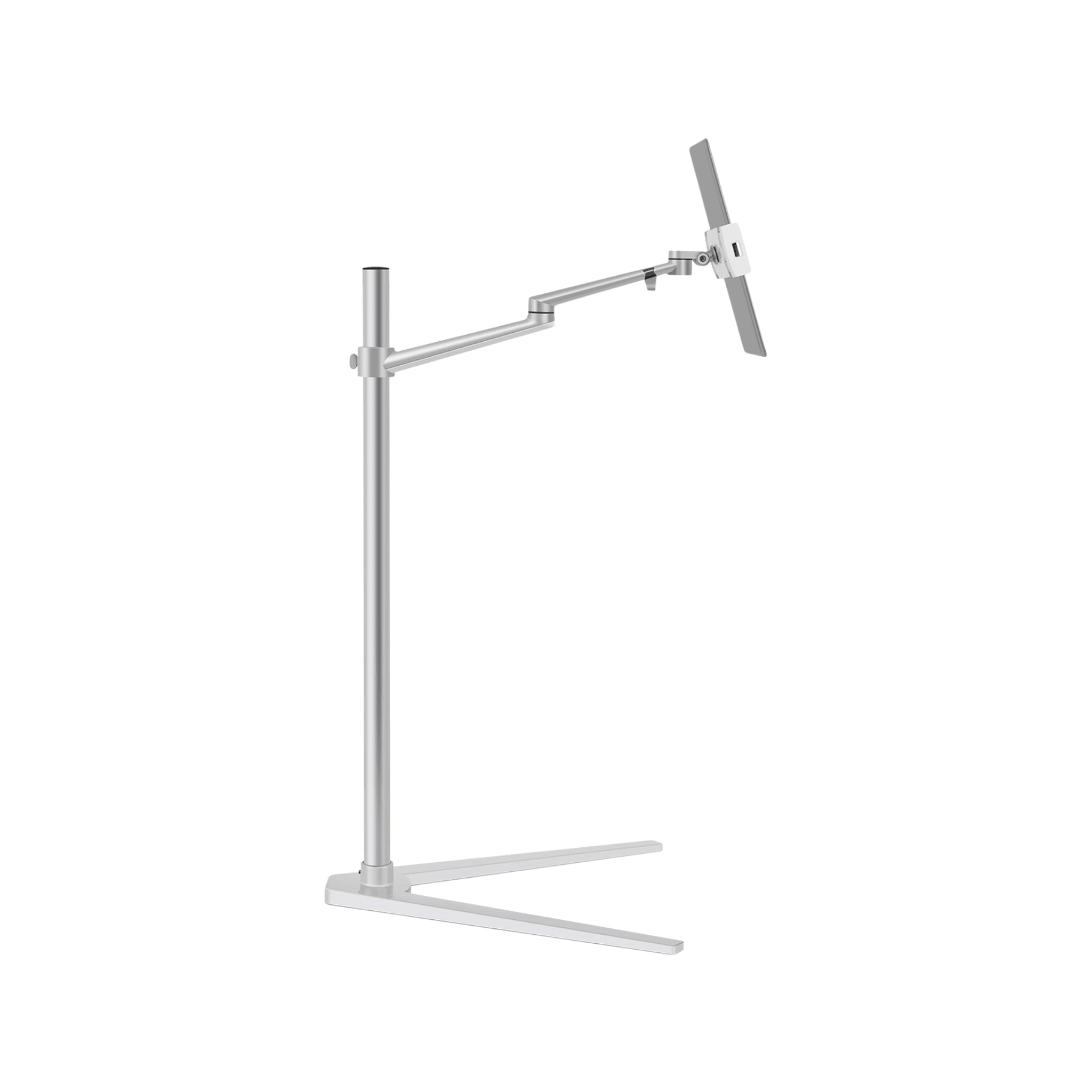 Phone and Tablet Floor Stand - Silver Phone and Tablet Floor Stand - Silver