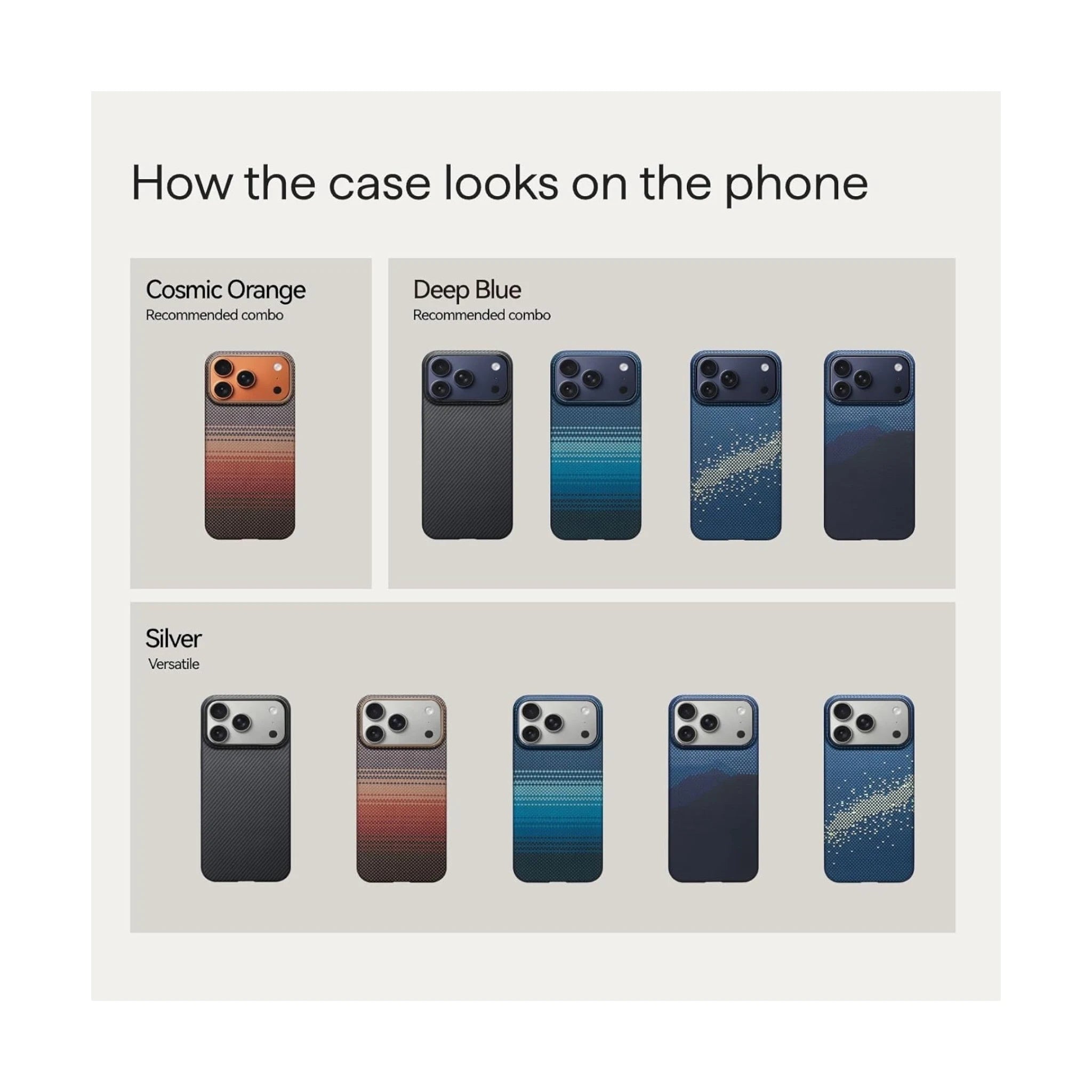 Pitaka iPhone 17 Pro Case - Black/Grey Pitaka iPhone 17 Pro Case - Black/Grey