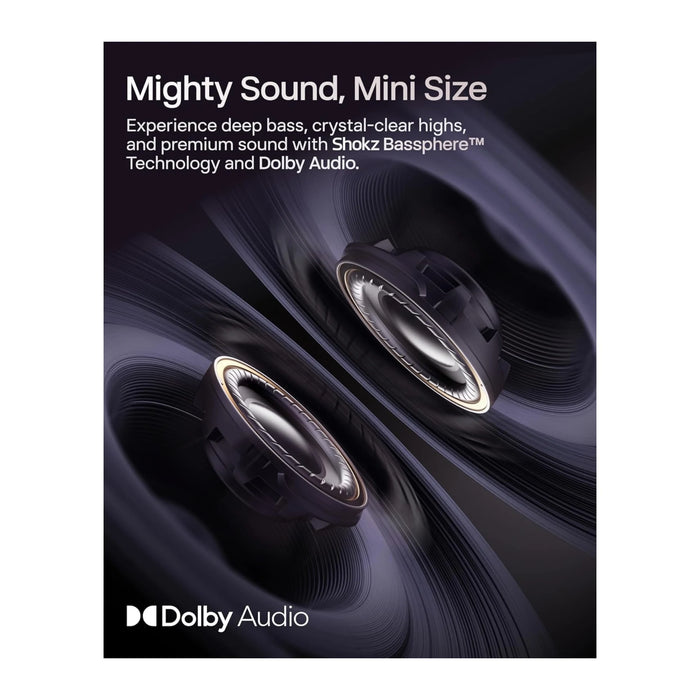 ‫احصل علي سماعة شوكز OpenDots ONE لدي تميمي بروجكتس في قطر.تصميم مفتوح ومريح بصوت Dolby وبطارية حتى ٤٠ ساعة. 