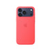 Apple iPhone 17 Pro Max Silicone Case with MagSafe in Guava. TaMiMi Projects Qatar.
