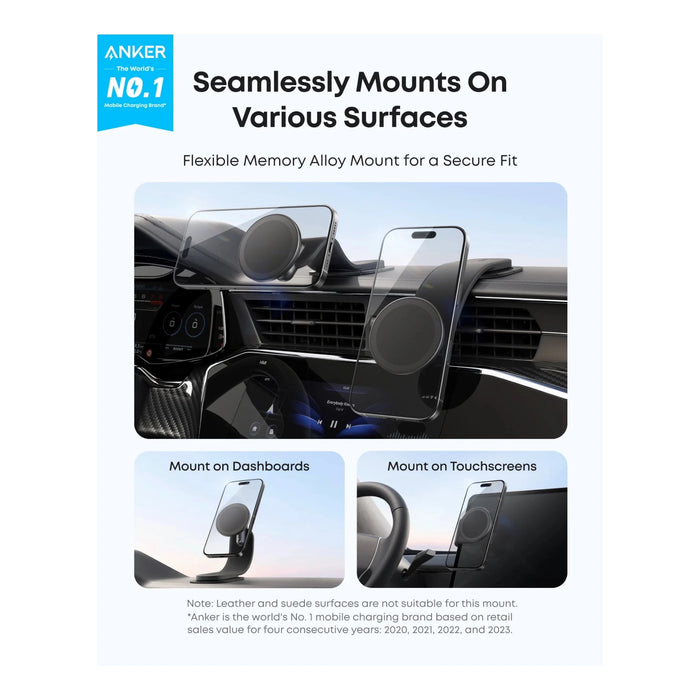 ‫احصل على حامل جوال أنكر للسيارة من تميمي بروجكتس في قطر. دوران 360° ولصق 3M قوي. ثبات مثالي لهاتفك على الطرق. 