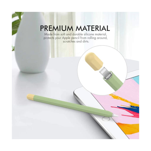 AhaStyle Cute Pencil Case Skin, compatible for Apple Pencil 1, soft cover with a fun design, at TaMiMi Projects in Qatar.