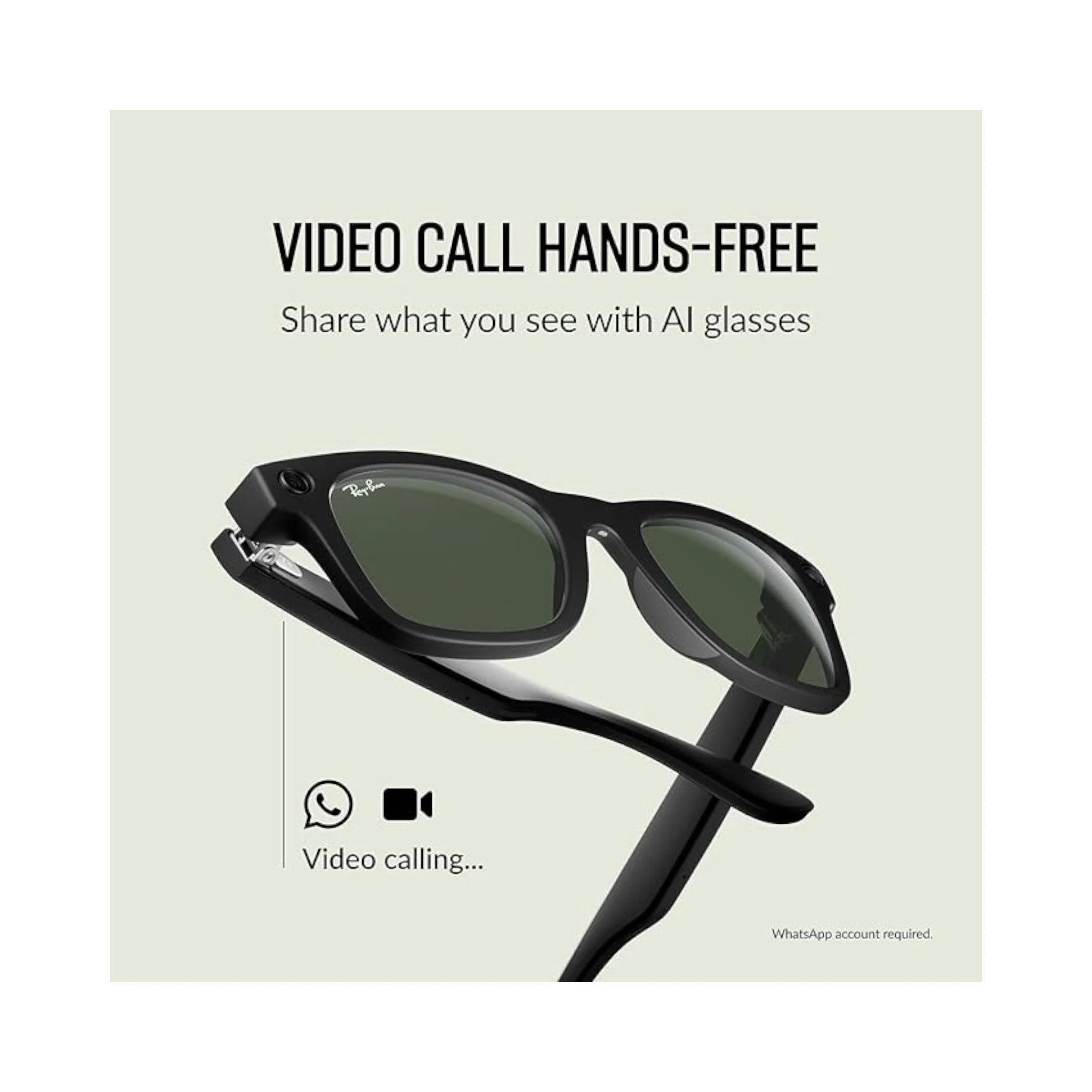 Ray-Ban Meta Wayfarer - Matte Black / Polar Gradient Graphite - Large Ray-Ban Meta Wayfarer - Matte Black / Polar Gradient Graphite - Large