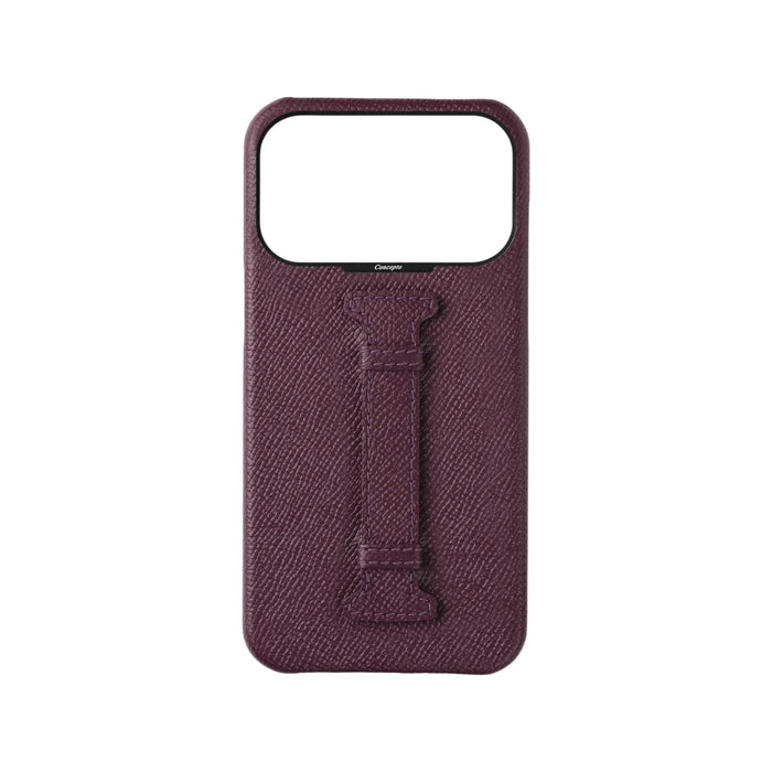 كفر جلد للايفون ١٧ برو من تميمي بروجكتس فى قطر. الكفر من شركة كونسبتو القطرية المتخصصة بصناعة الاكسسوارات من الجلد الاصلي