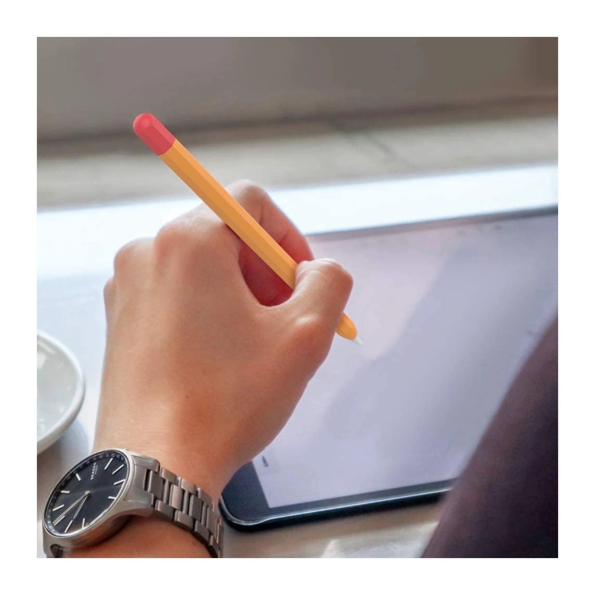 AhaStyle Case for Apple Pencil1 - Orange AhaStyle Case for Apple Pencil1 - Orange