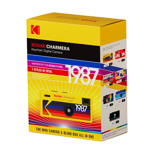 Kodak Charmera Mini Keychain Camera, Mini Kodak digital camera with compact keychain design.