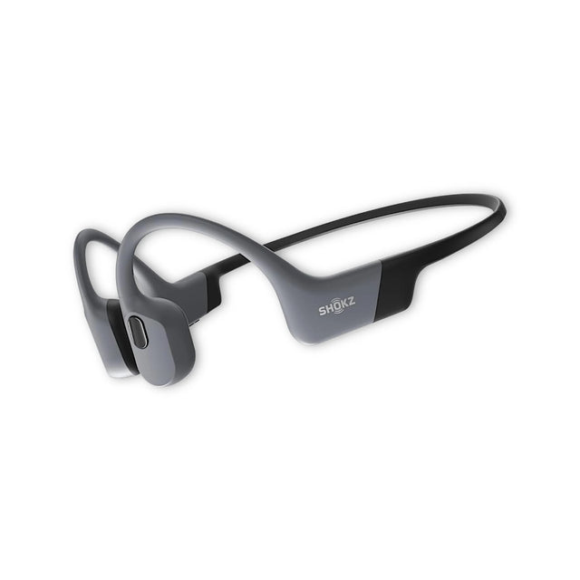 SHOKZ OpenSwim Pro - Grey, Open-Ear Design for Safety&Comfort, Bluetooth & MP3 Dual Modes, at TaMiMi Projects in Qatar.