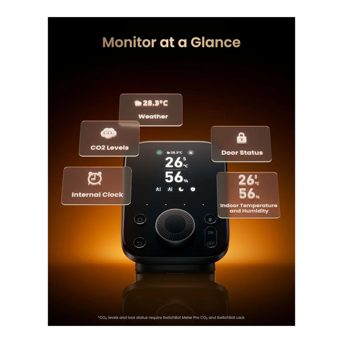 SwitchBot Hub 3 Smart Home Controller, Control via app, voice, or directly on the device. TaMiMi Projects Qatar.