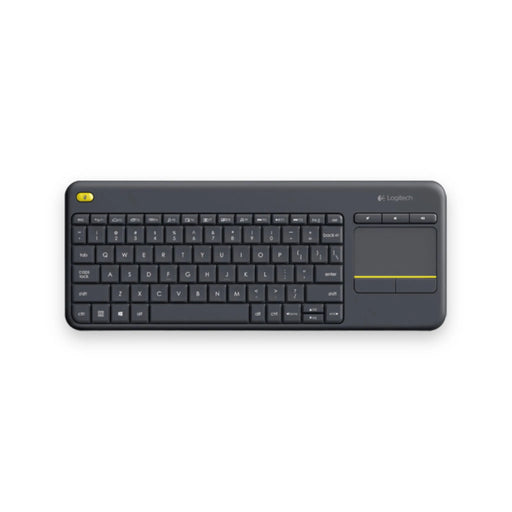 Logitech K400 Plus Wireless TV Keyboard with Touchpad, Available now from TaMiMi Projects in Qatar.
