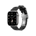 Apple Watch Hermès Series 11, 42mm Silver Titanium with Noir Kilim Single Tour. TaMiMi Projects Qatar.