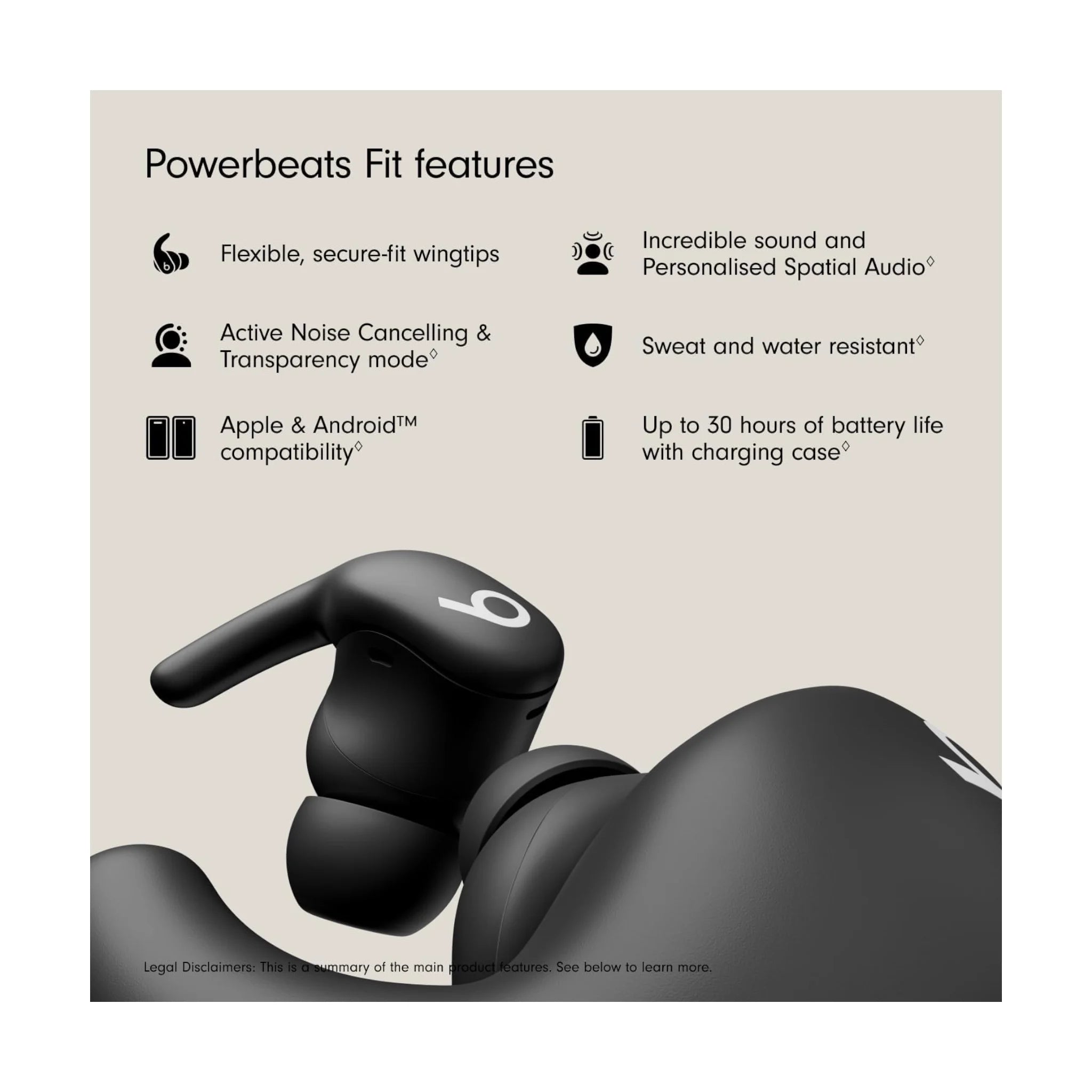 Powerbeats Fit Wireless Fitness Earbuds - Black Powerbeats Fit Wireless Fitness Earbuds - Black