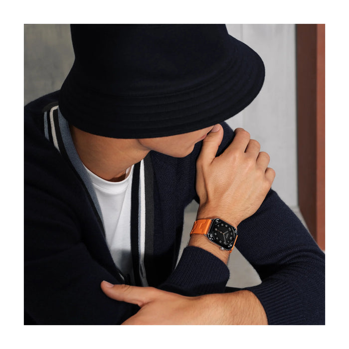 Hermès Apple Watch Band 46mm - Orange Kilim