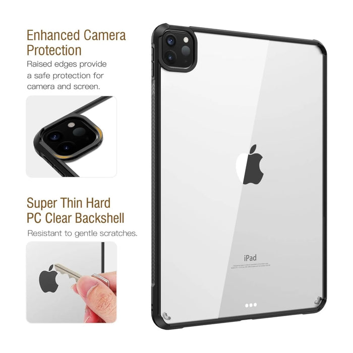 ‫احصل على كفر اكسندو للايباد برو ١١ إنش من تميمي بروجكتس فى قطر. تصميم شفاف مع زوايا ممتصة للصدمات وحماية كاملة. 