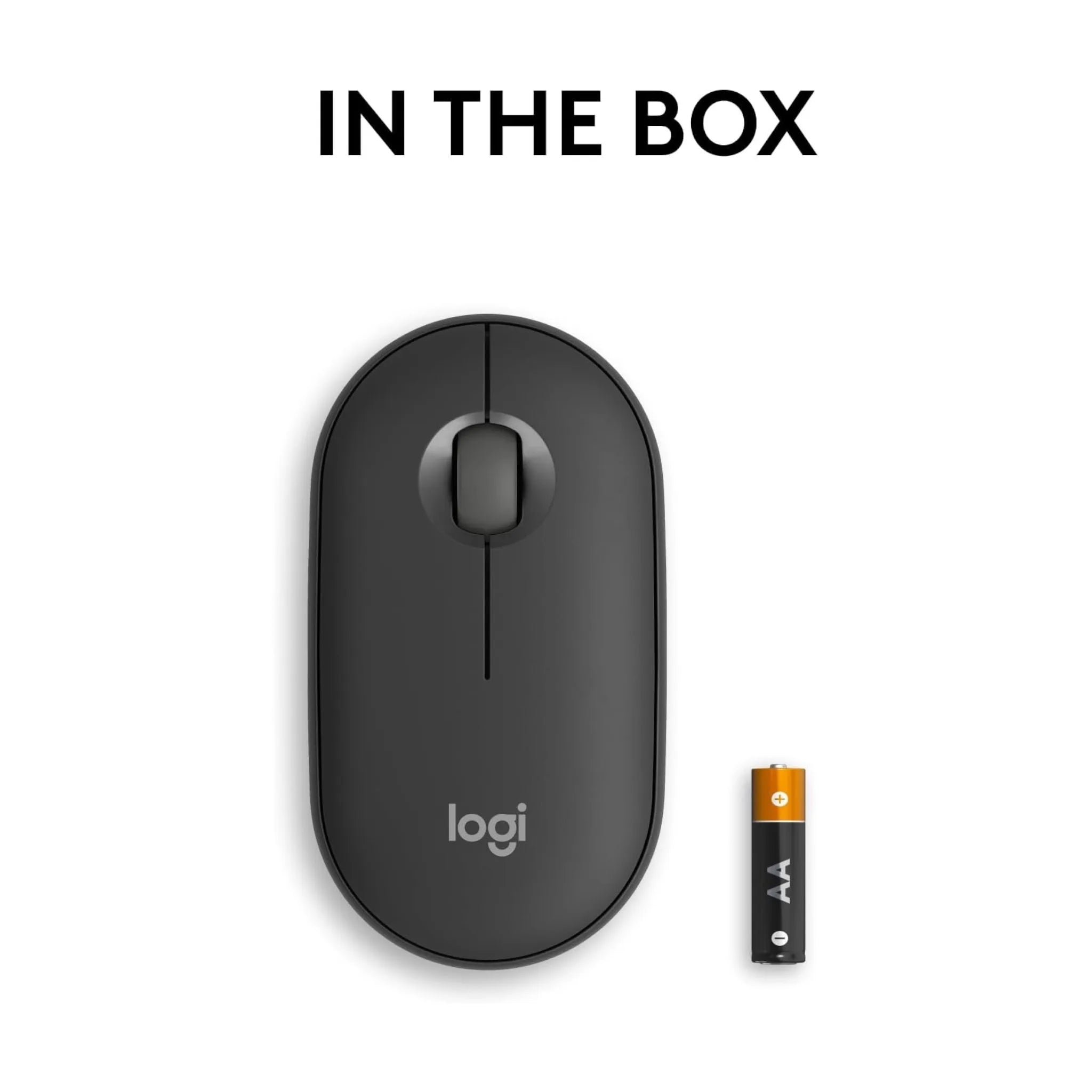 Logitech Pebble 2 M350s Wireless Mouse - Black Logitech Pebble 2 M350s Wireless Mouse - Black