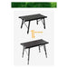 Folding Table with Grill / Stove, Durable folding camping table with adjustable height 43–64 cm, at TaMiMi Projects Qatar.