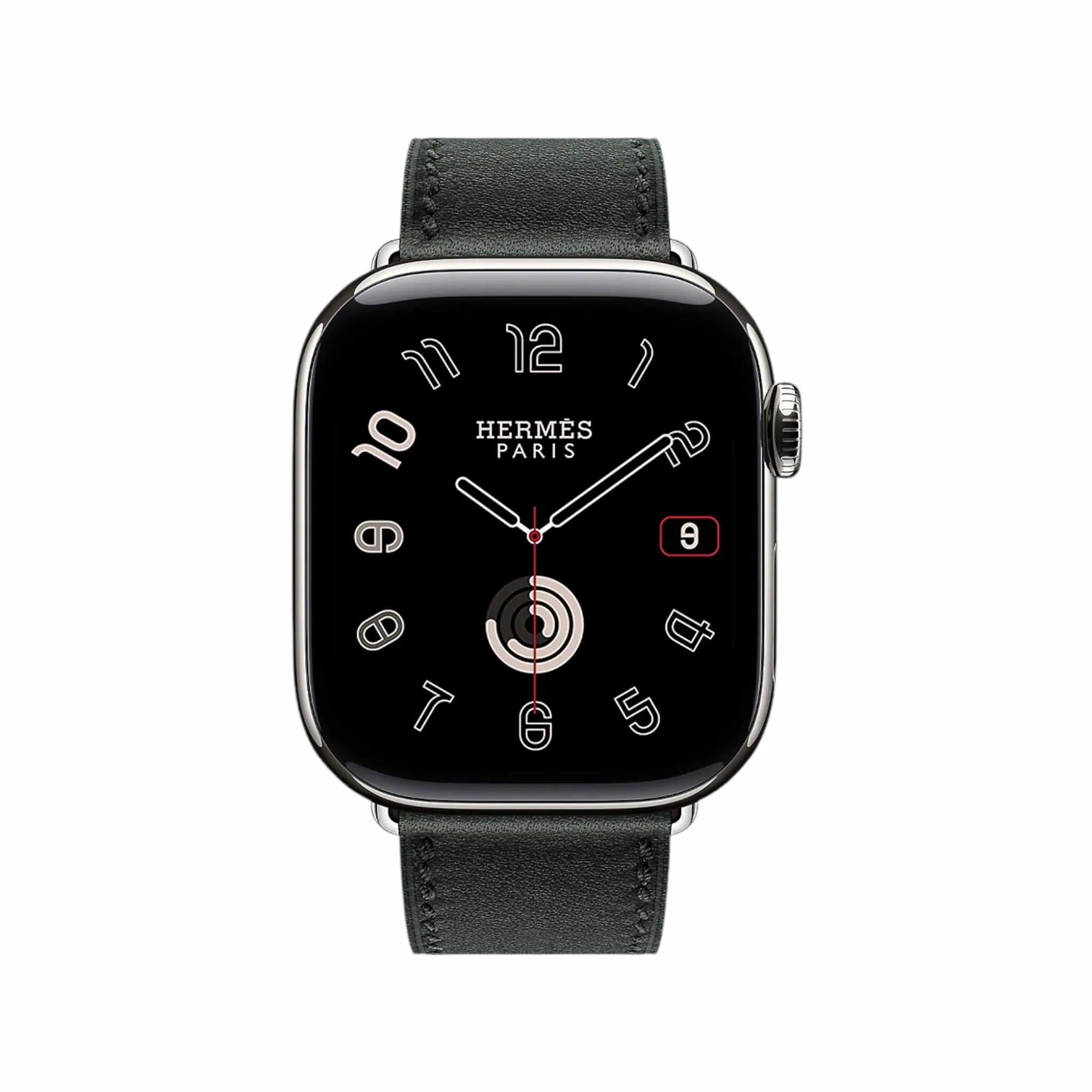 Hermès Apple Watch band 42mm - Noir Swift calfskin Hermès Apple Watch band 42mm - Noir Swift calfskin