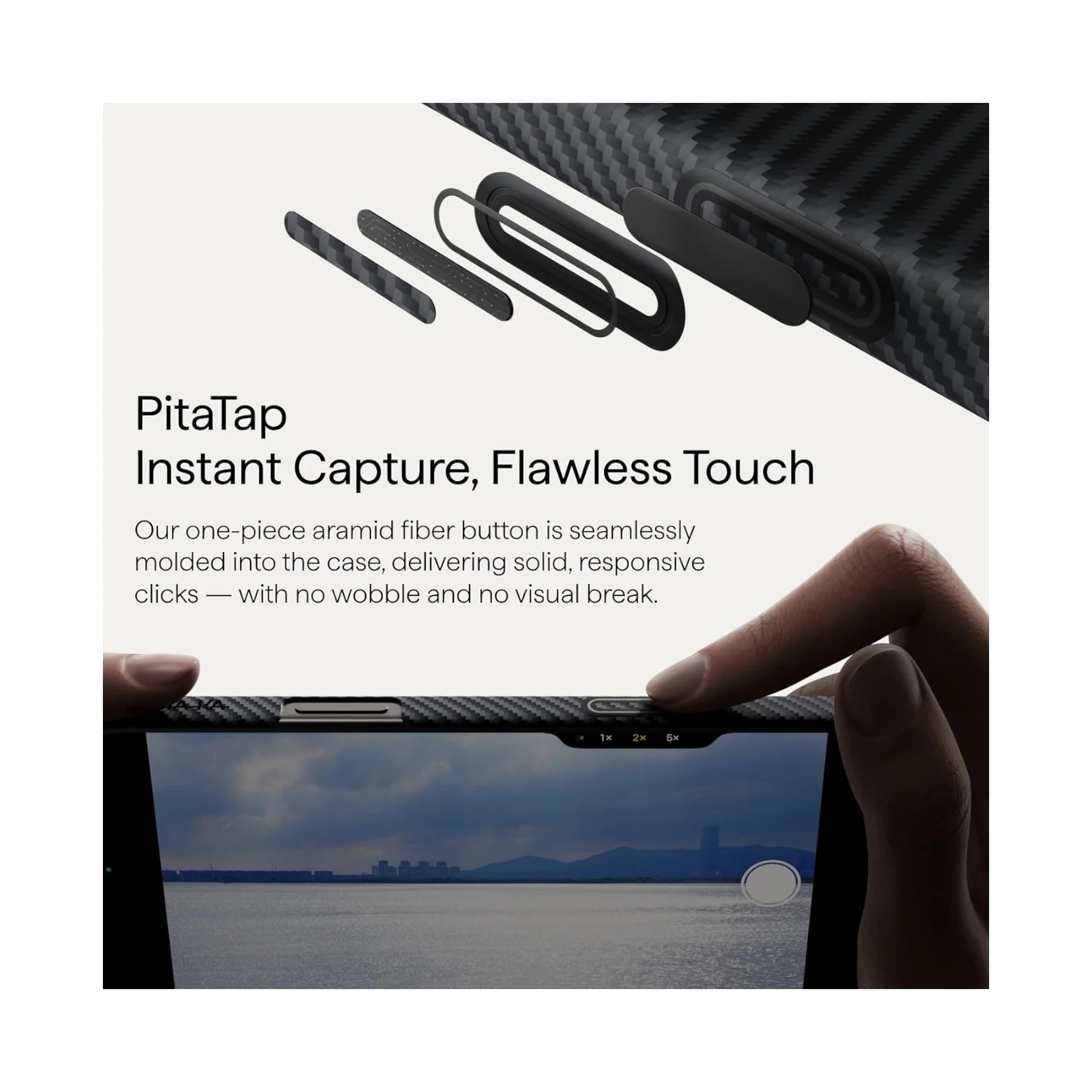 Pitaka iPhone 17 Pro Max Case - Black/Grey Pitaka iPhone 17 Pro Max Case - Black/Grey
