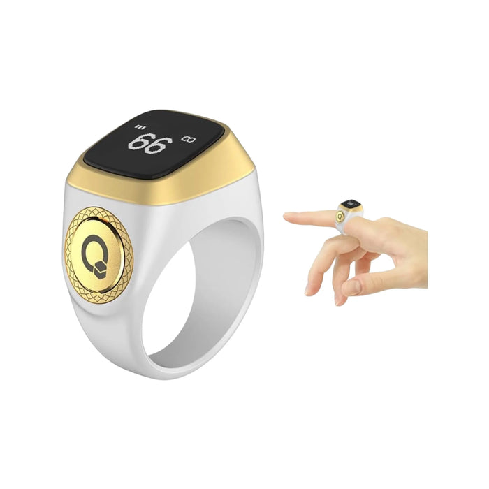 Zikr Smart Tasbih Ring with OLED Display