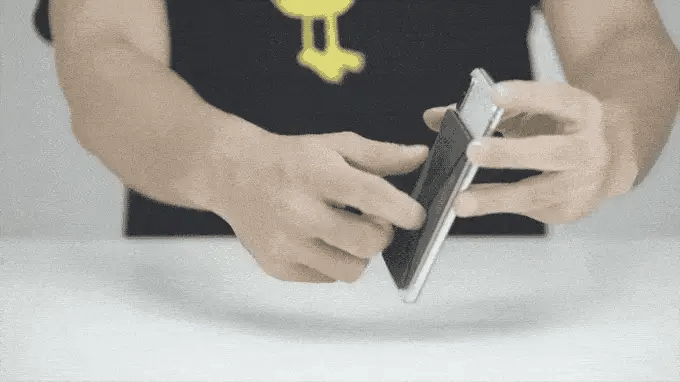 MOFT Invisible Phone Stand & Wallet Dark Blue + Black