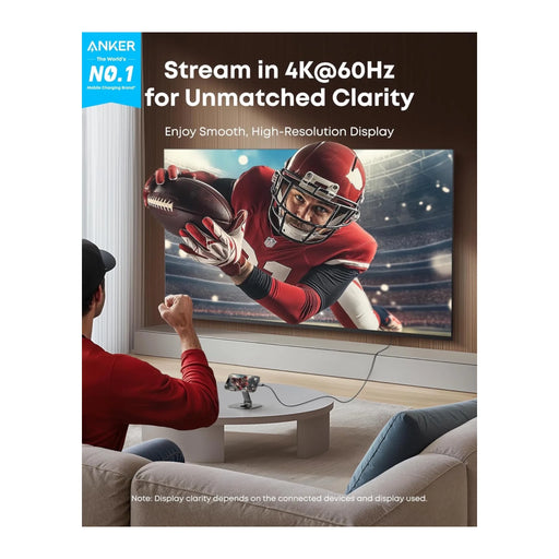 ‫احصل علي سلك انكر (يو اس بي سي) الي (اتش دي ام اي) من تميمي بروجكتس في قطر. طول ١٨٠ سم. مصنوع من النايلون