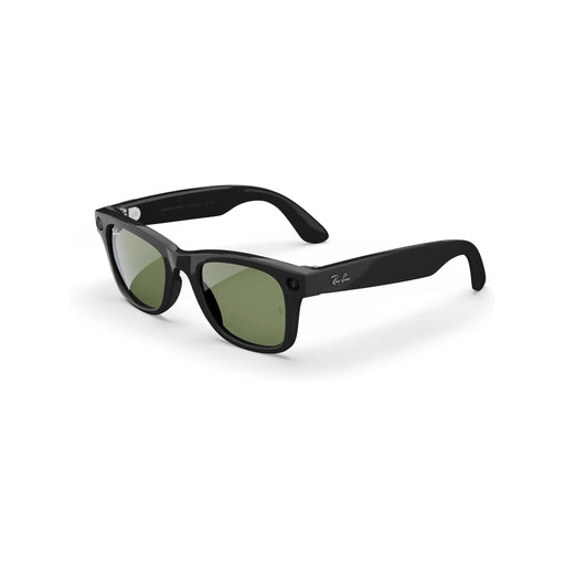 Ray-Ban Meta Wayfarer - Shiny Black / G15 Green - Large, Available now from TaMiMi Projects in Qatar.