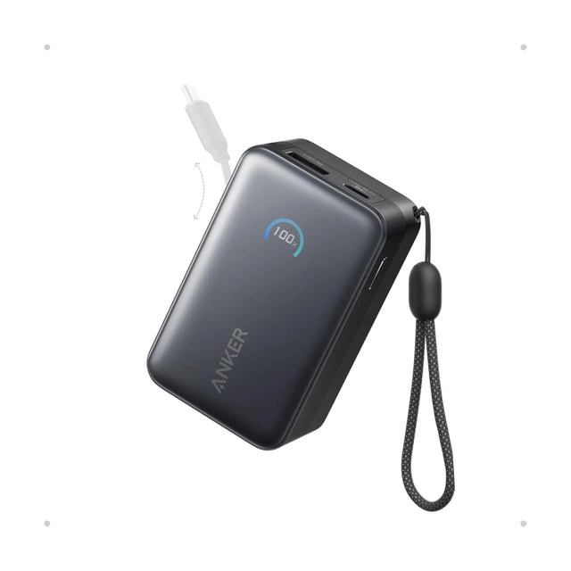Anker Nano 10000mAh 45W Power Bank with Built-in USB-C Cable - Black
Available now from TaMiMi Projects in Qatar.